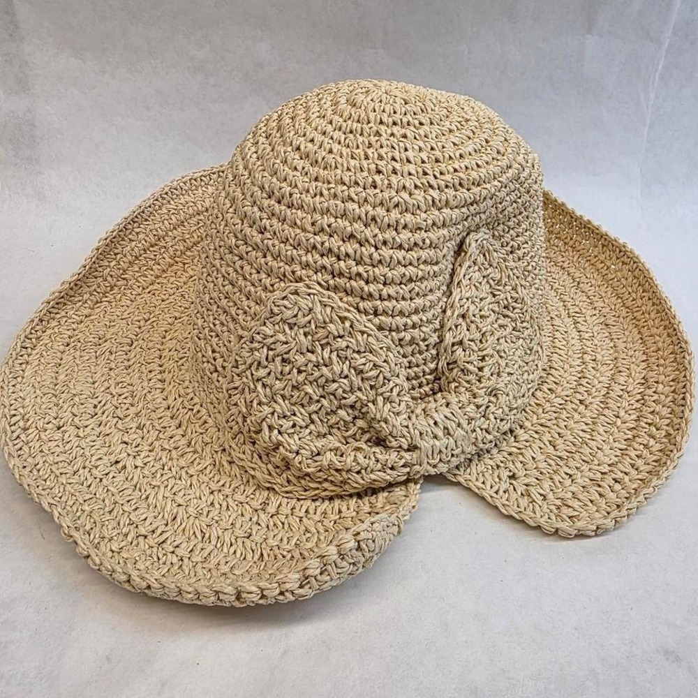 Raffia Straw One Size Sun Hat Beach